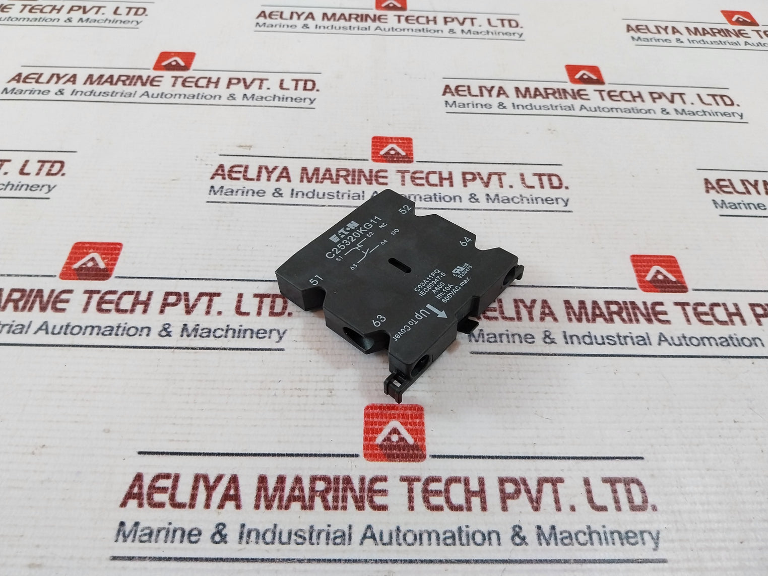 EATON C03A11PQ Auxiliary Contact 10A 600Vac C25320KG11