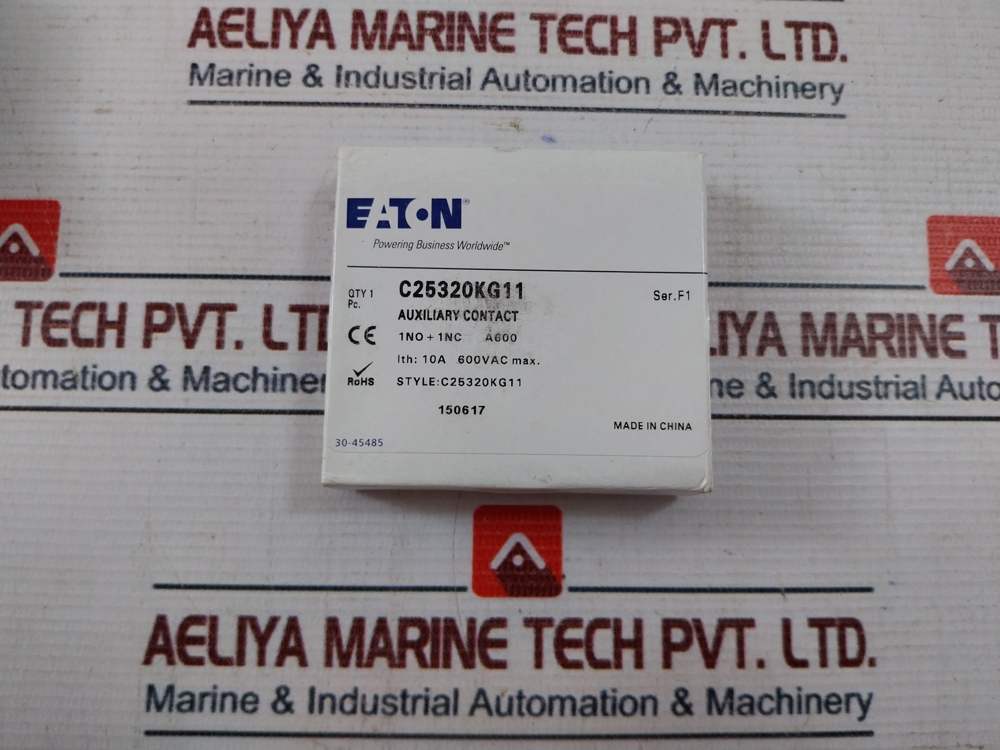 EATON C03A11PQ Auxiliary Contact 10A 600Vac C25320KG11