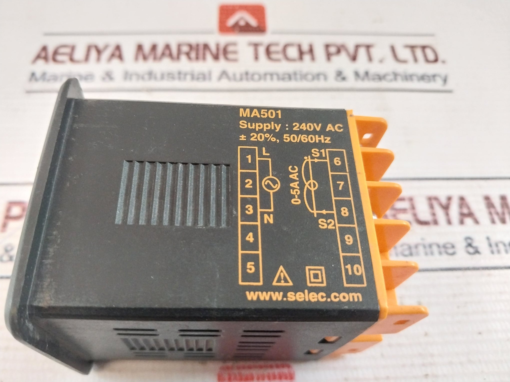 Selec Ma501 Digital Ammeter 240Vac