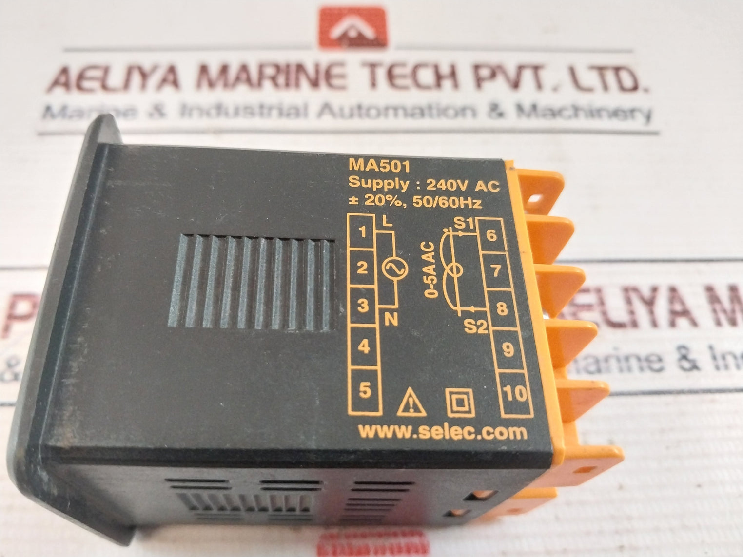 Selec Ma501 Digital Ammeter 240Vac