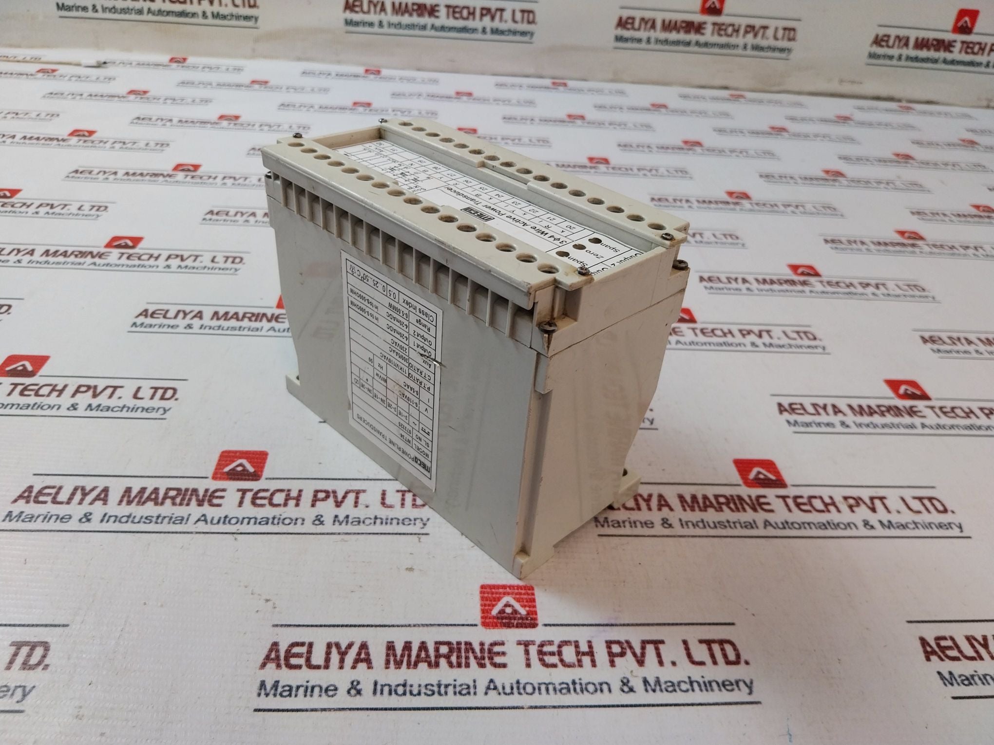 Meco WT34 Active Power Transducer 0-5.00mW 0-110 VAC