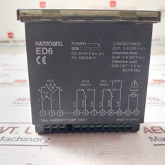 Hanyoung ED6-FPMAP4 Temperature Controller -100.0~400.0