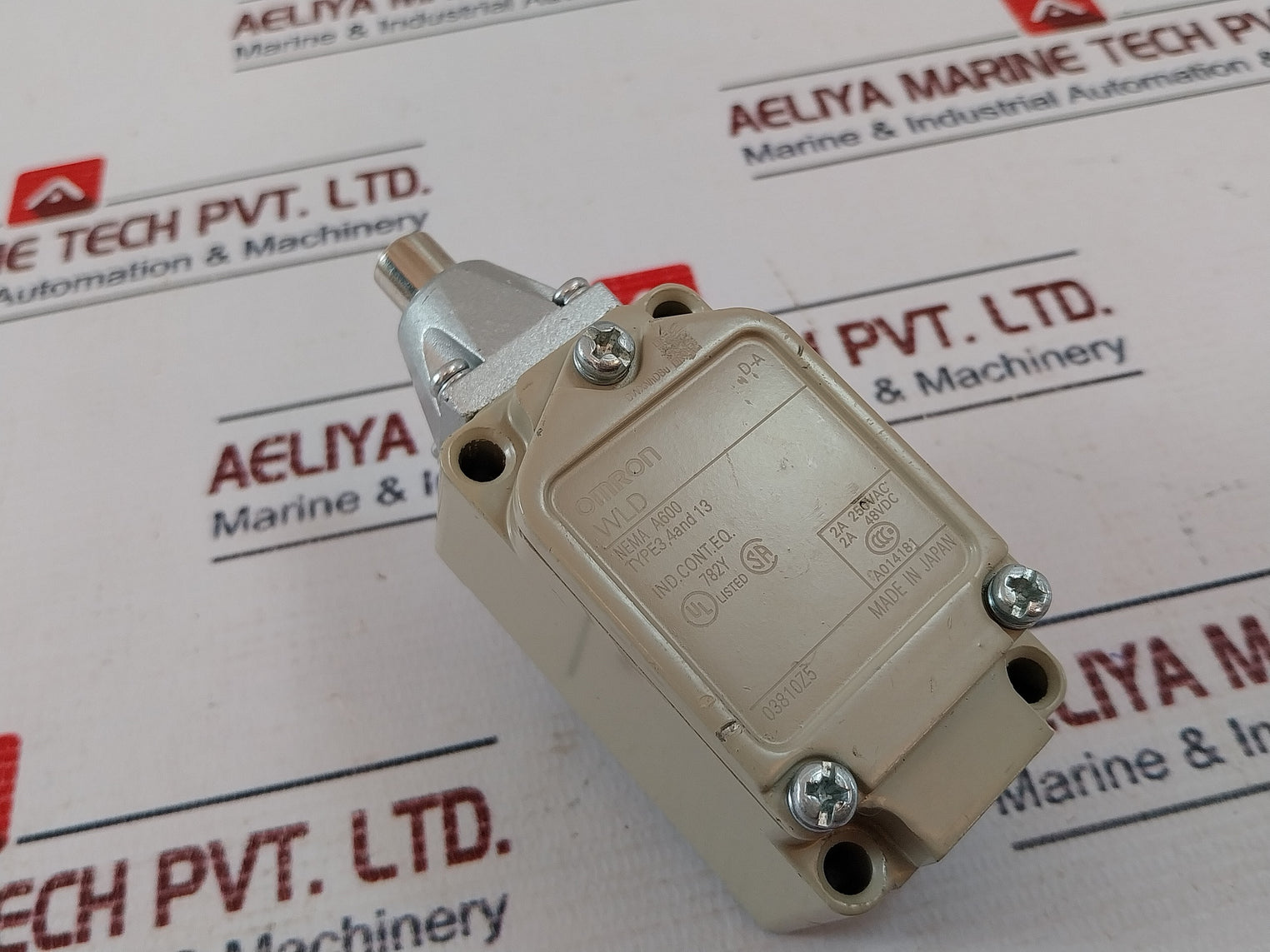 Omron Nema A600 Limit Switch 2A 250Vac 3, 4And 13