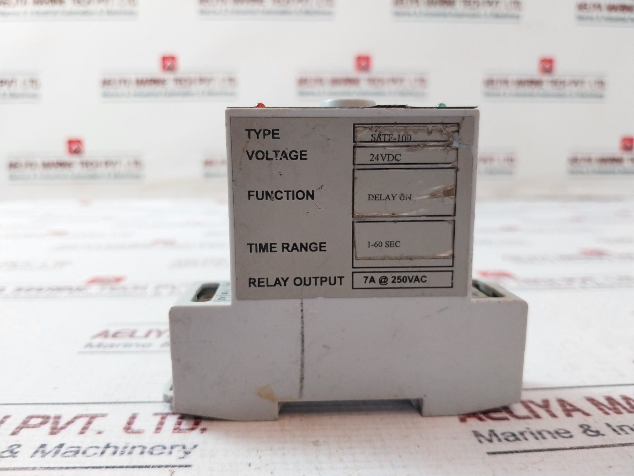 Jay Electronics S8Tf-100 Electronic Timer 1-60Sec 7A 250Vac 24Vdc