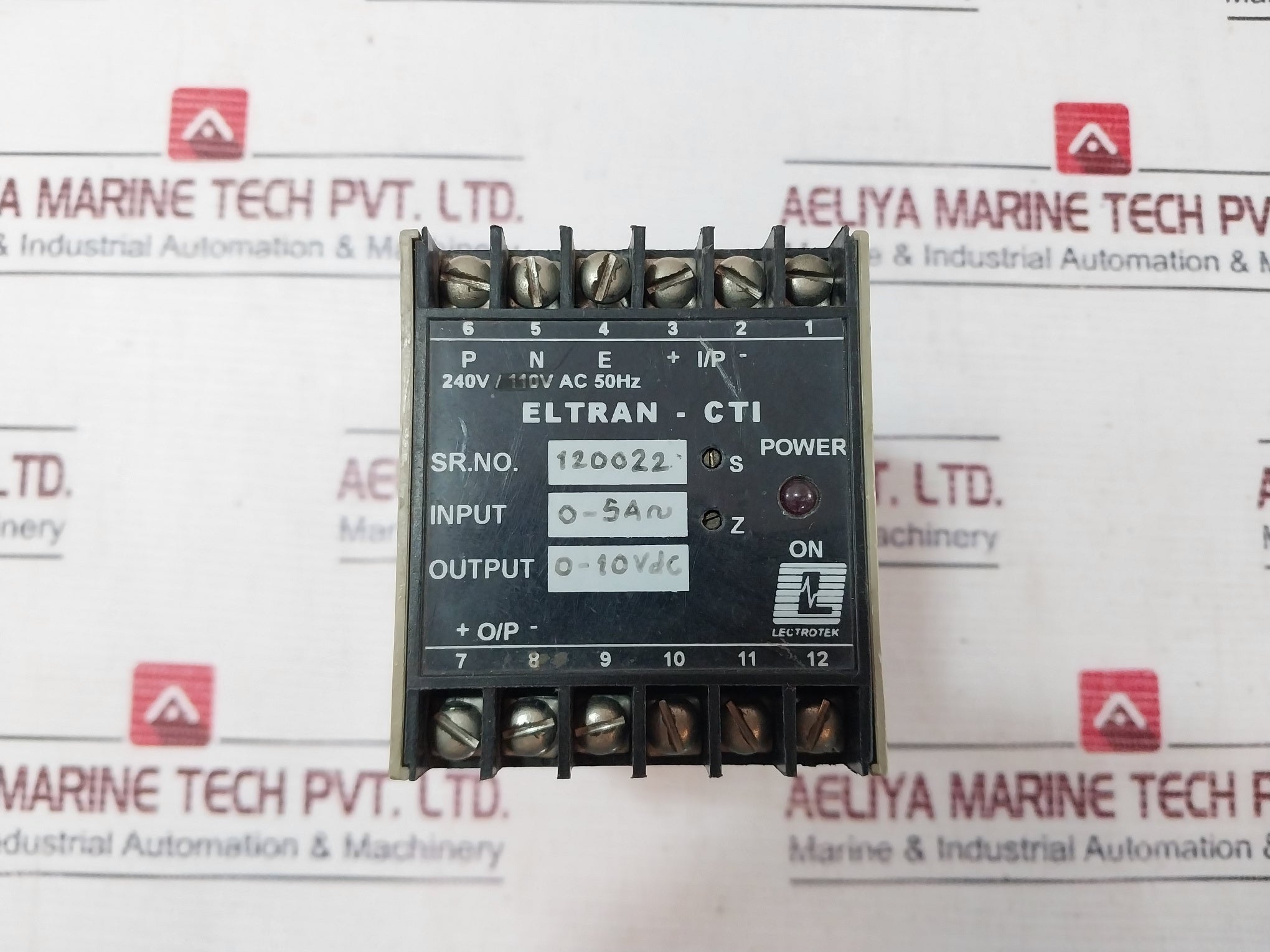 Lectrotek  Eltran-cti Voltage Transducer 240Vac 50Hz