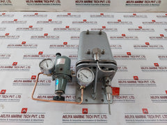 Nagano Keiki Ke 21 Pneumatic Pressure Transmitter W/ Air Regulator Xr 15