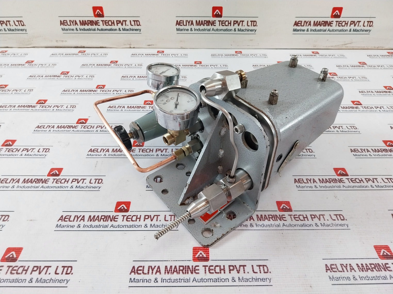 Nagano Keiki Ke 21 Pneumatic Pressure Transmitter W/ Air Regulator Xr 15