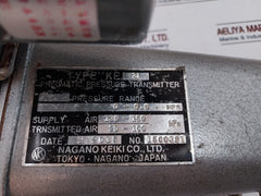 Nagano Keiki Ke 21 Pneumatic Pressure Transmitter W/ Air Regulator Xr 15