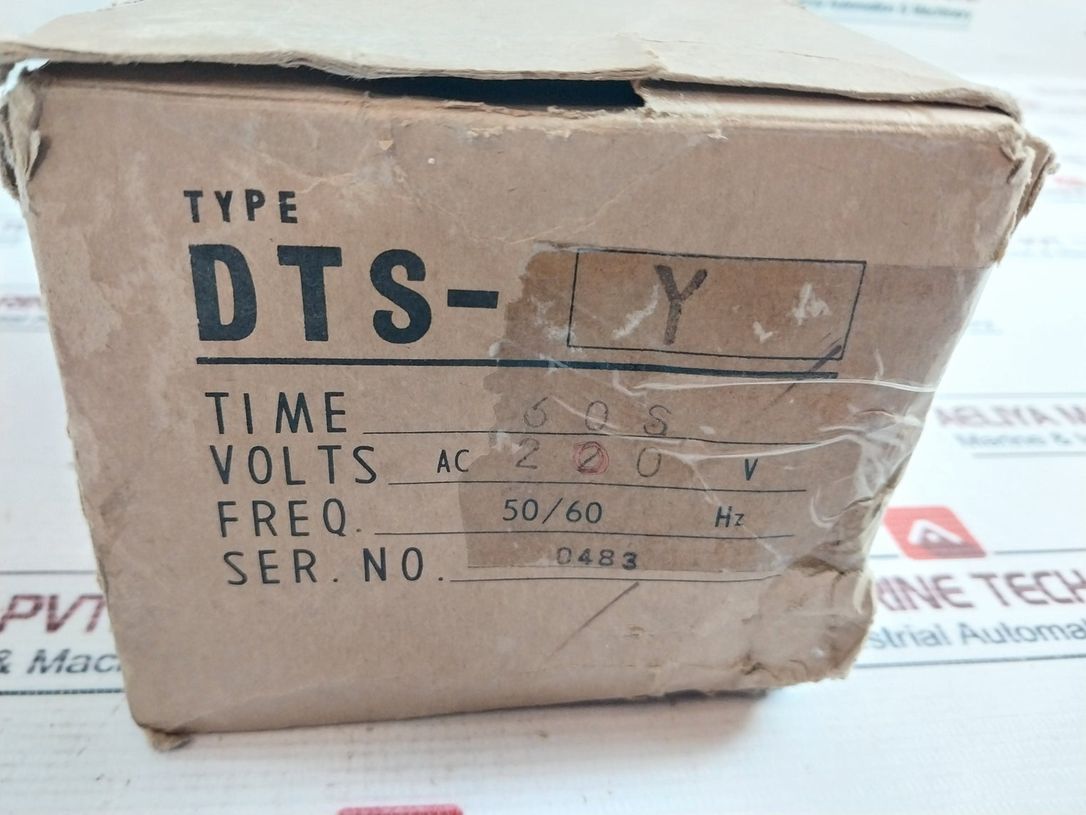 Omron Dts-y Solid State Timer 60 S 200V Ac