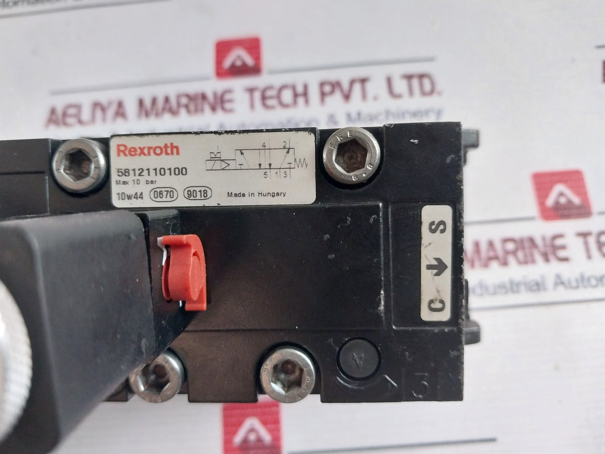 Rexroth 5812110100 Directional Pneumatic Valve 5W 24Vdc