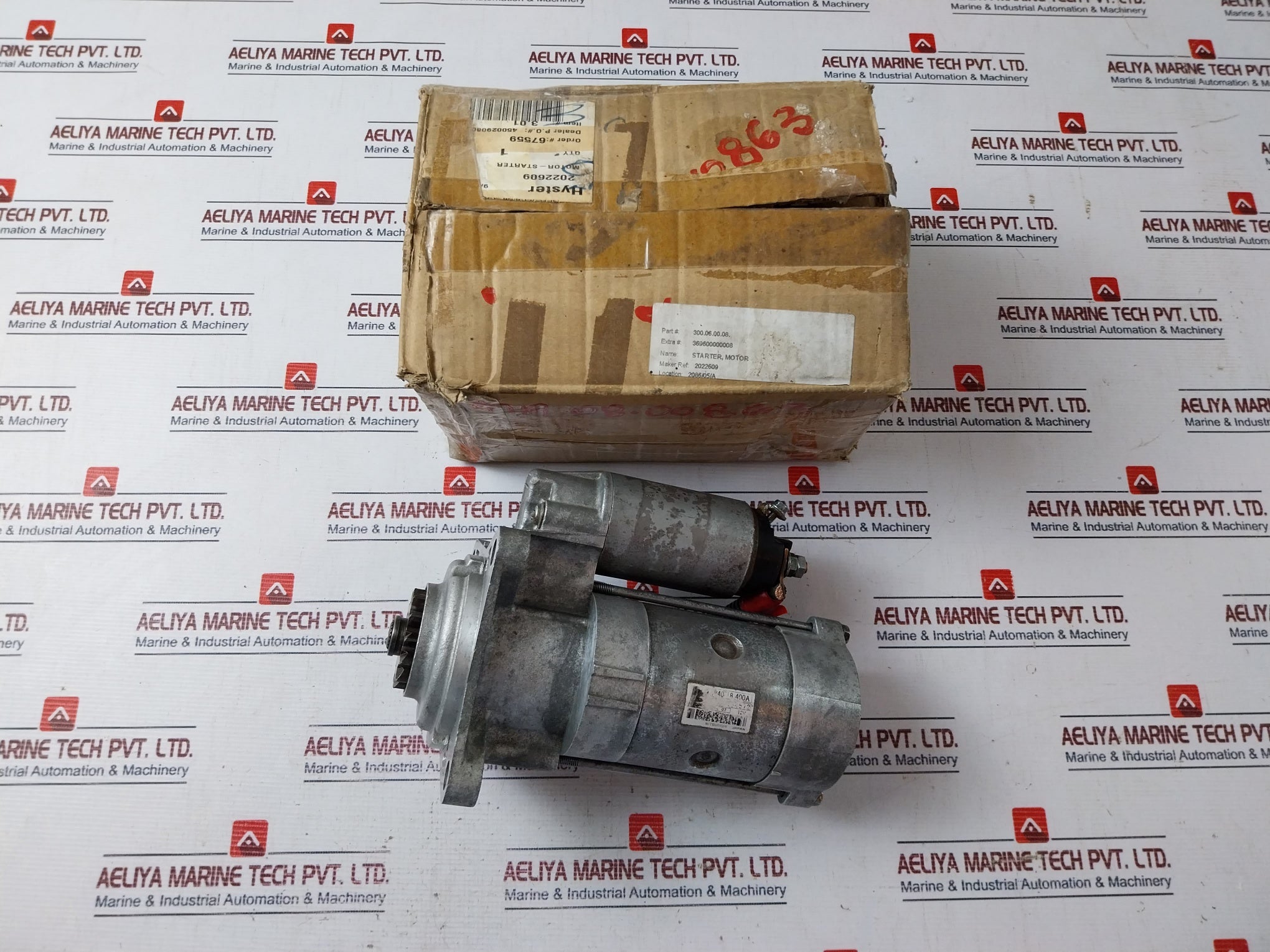 Mitsubishi M2T545 Motor Starter 300.06.00.08, 12V