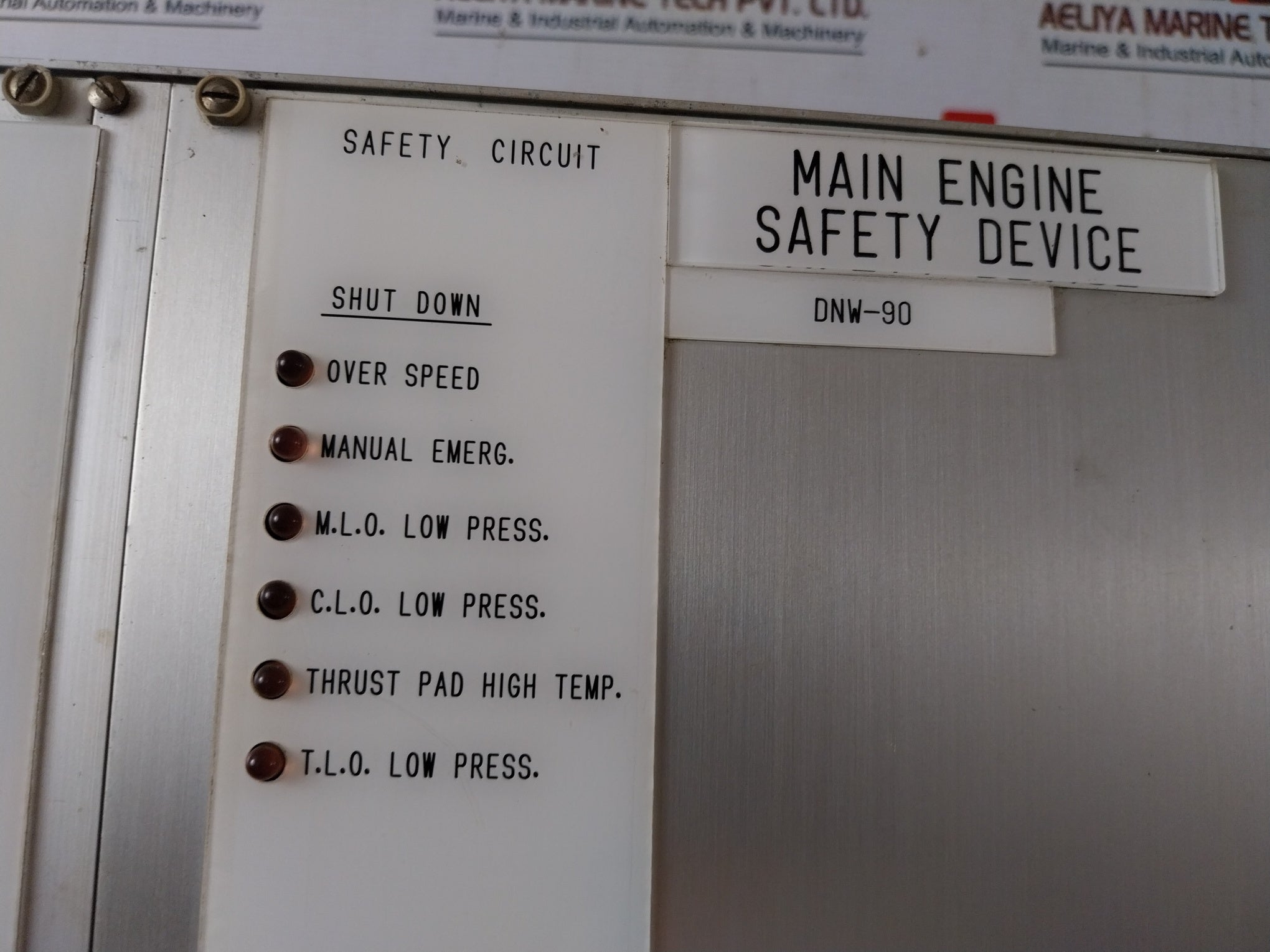 Nunotani Keiki Dnw-90 Overspeed Protection Unit