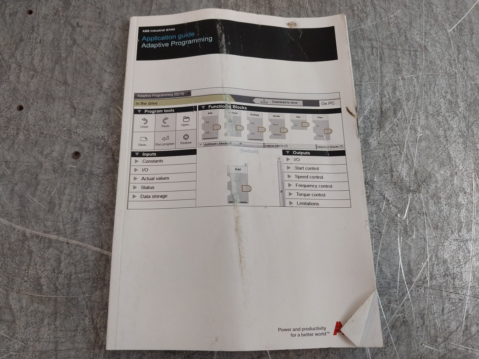Abb Acs880-01-169A-3 Frequency Converter U1 3- 400 Vac F2 0-500Hz (Incomplete)