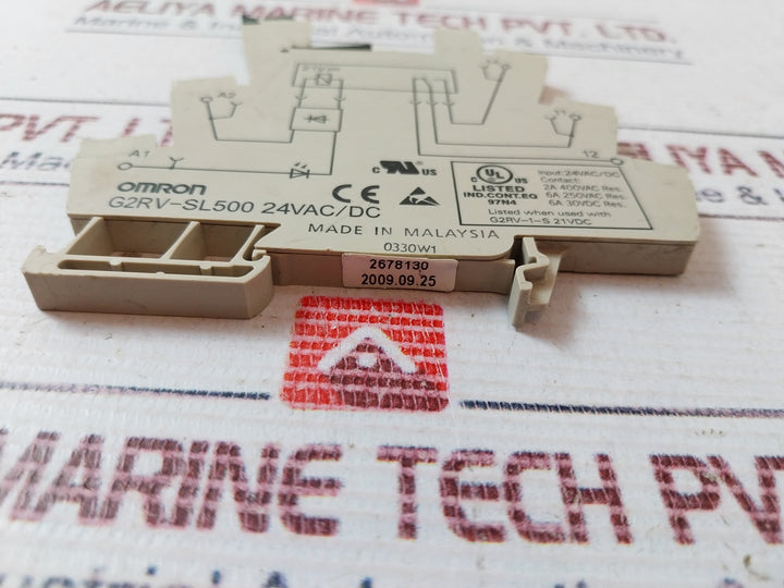 Lot of 3X Omron G2rv-sl500 Relay 6a 24vac/dc