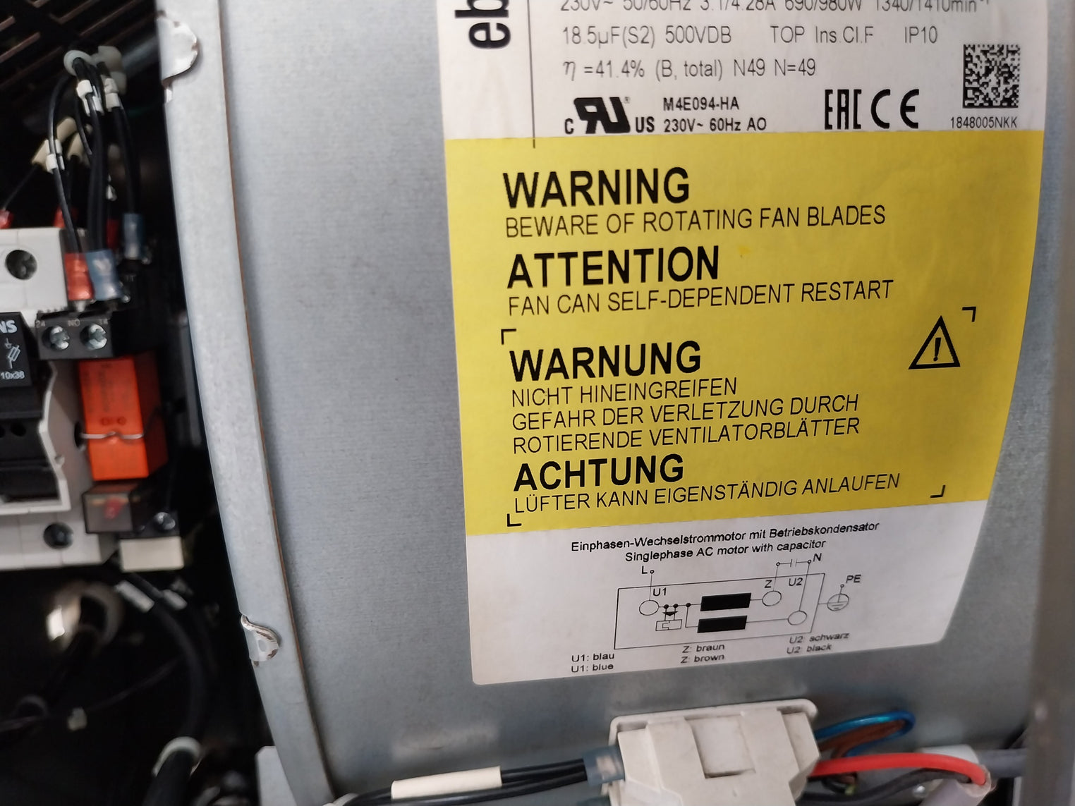 Siemens 1P-6Sl3330-6Te41-1Aa3 Sinamics Smart Line Module 6Sl3352-1Ae38-4Ca1 883A