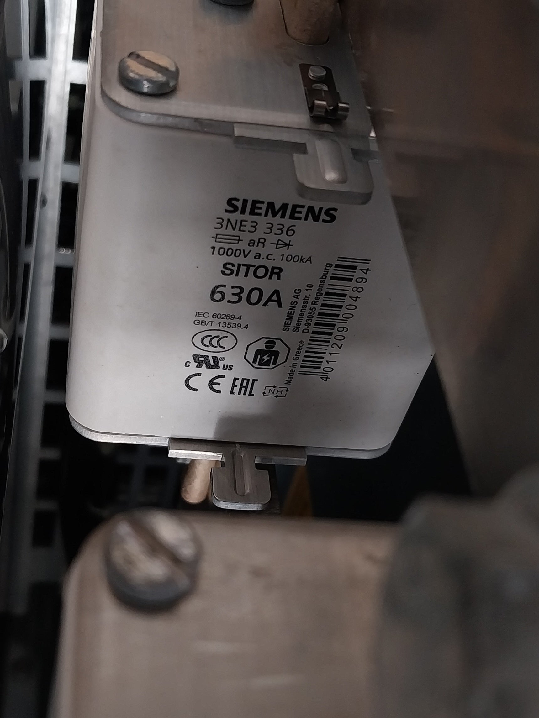 Siemens 6Sl3320-1Te41-0Aa3 Sinamics Motor Module 6Sl3352-1Ae41-0Fa1 Dc 510-750V