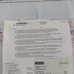 Siemens 6Sl3320-1Te41-0Aa3 Sinamics Motor Module 6Sl3352-1Ae41-0Fa1 Dc 510-750V
