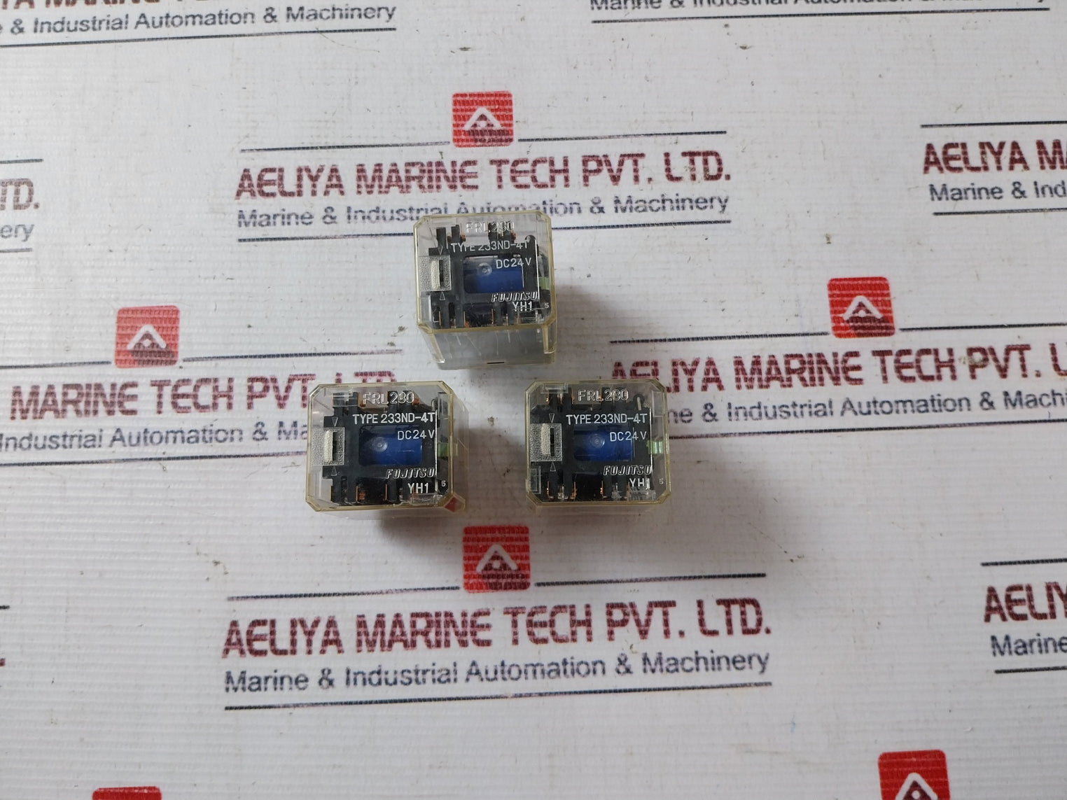 Lot of 2X Fujitsu FRL230 Relay 233ND-4T DC24V