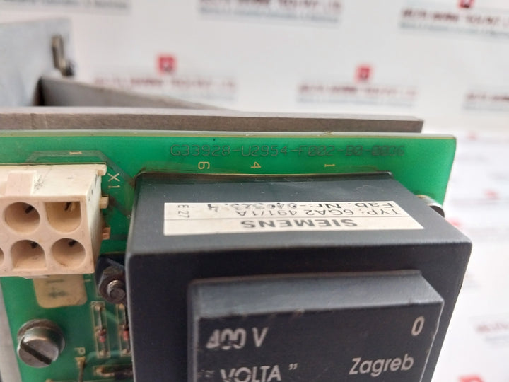 Siemens 6Ga2492-1A Automatic Voltage Regulator G33928-u2954-f002-b0-0036