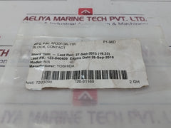 Fuji Electric Ar30f0r Red Pushbutton Ar30f0r-11r