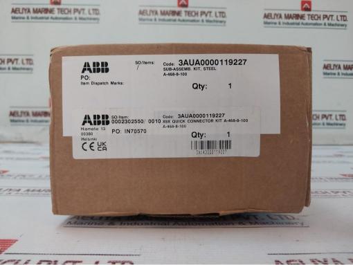 Abb 3aua0000119227 X8x Quick Connector Kit A9140-265 3aua0000114792