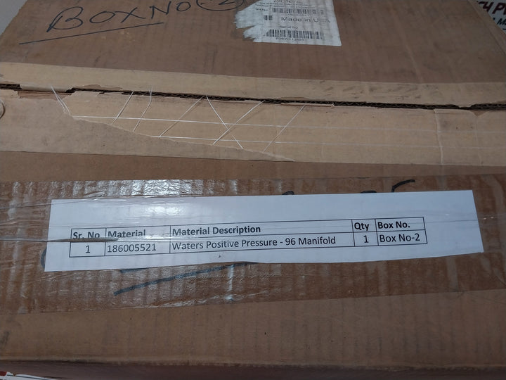Waters Positive Pressure-96 Processor Manifold 186005521 0-15 PSI 186005586