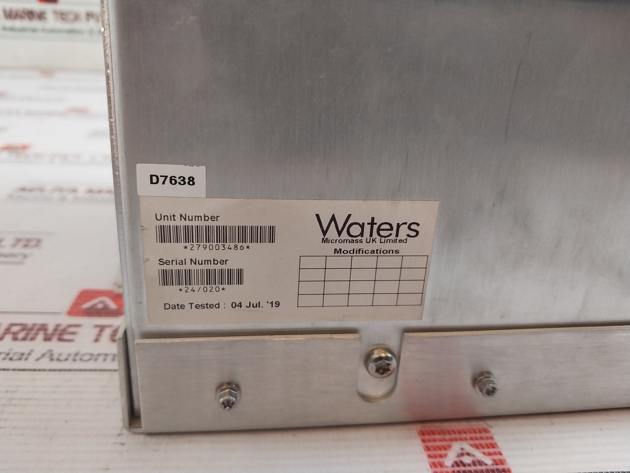 Waters 279003486 Generator Assembly Module 279001185 Rev D