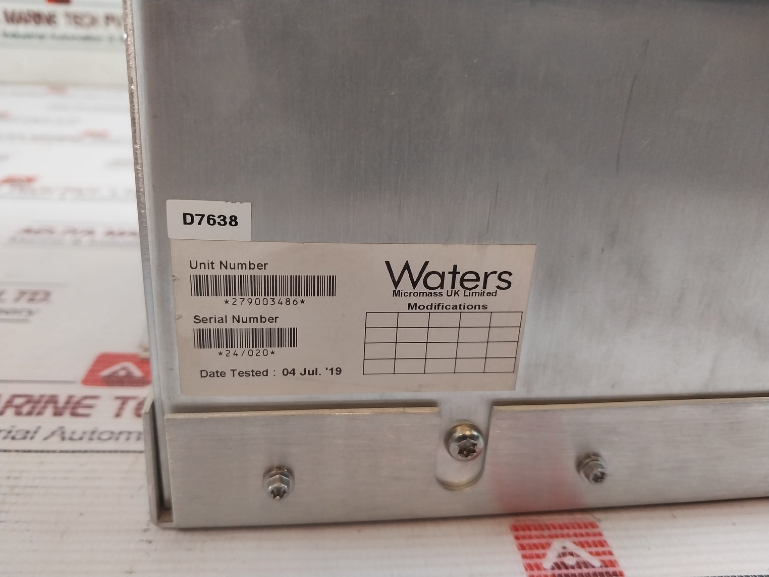 Waters 279003486 Generator Assembly Module 279001185 Rev D