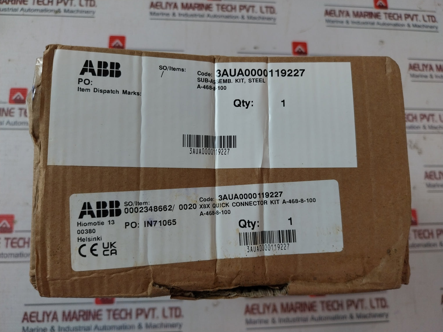 Abb 3Aua0000119227 X8X Quick Connector Kit A9140-265