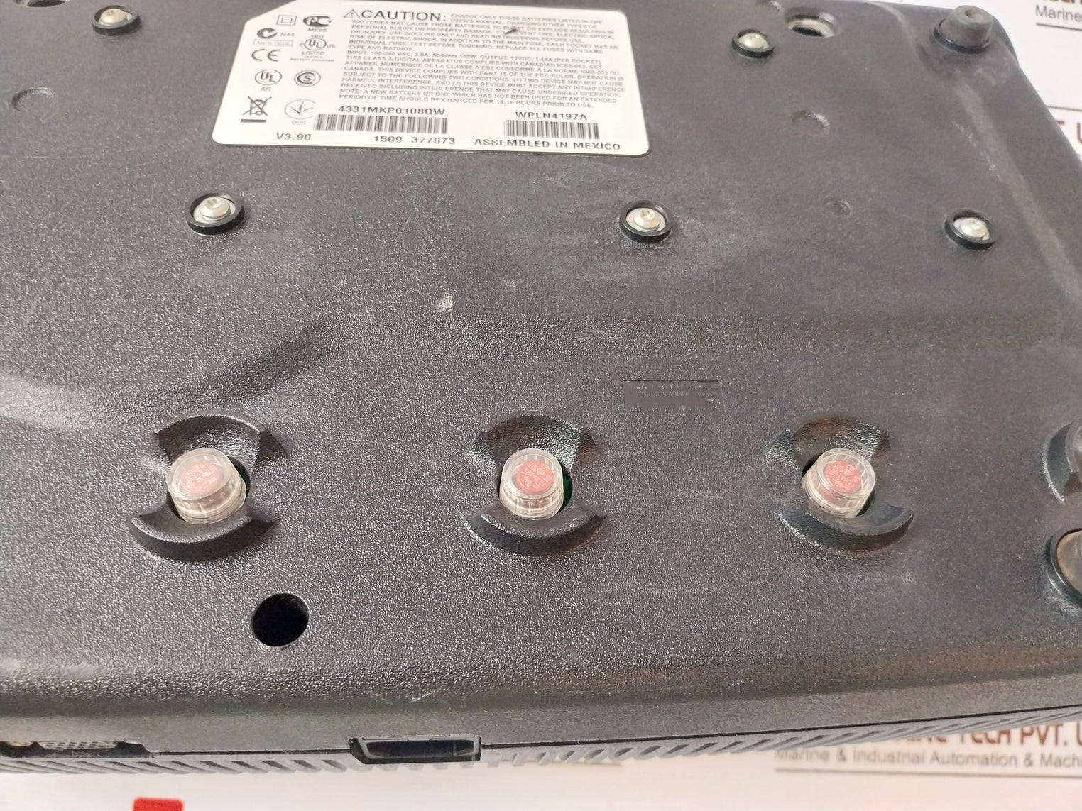 Motorola WPLN4197A Adaptive Charger V3.90 12VDC, 1.65A