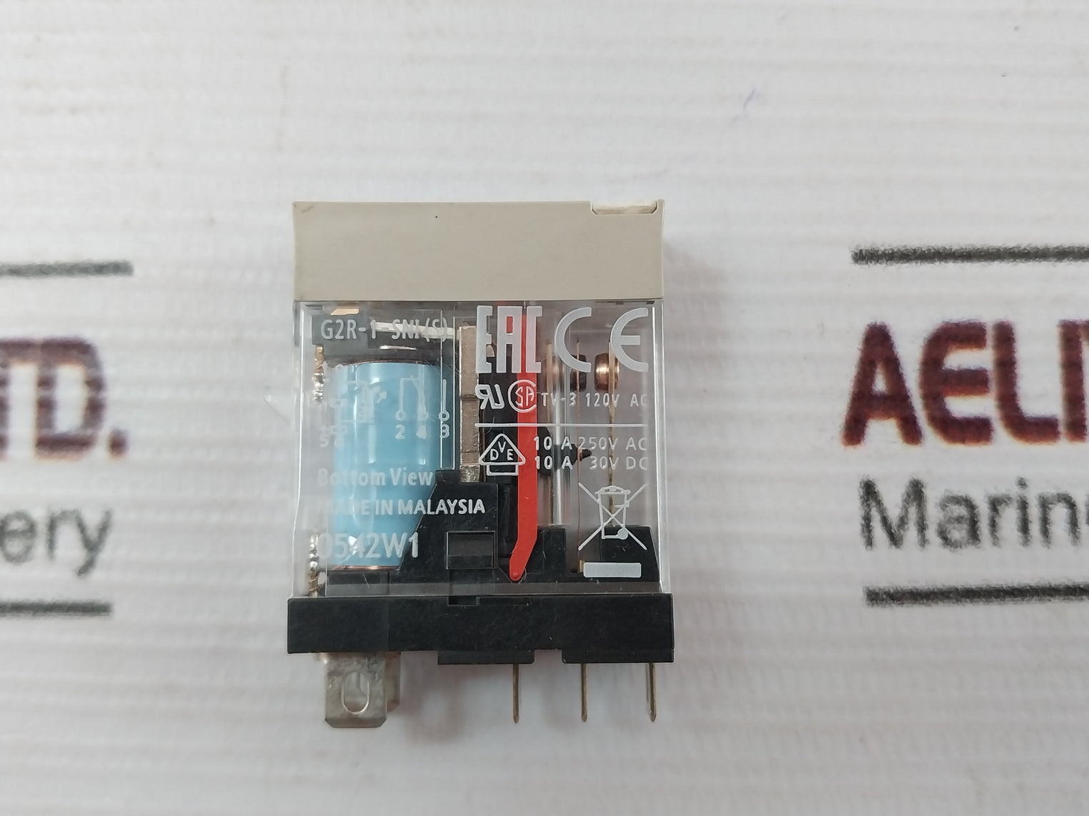 Lot Of 4X Omron G2R-1-sni(S) Relay 10 A 250V Ac