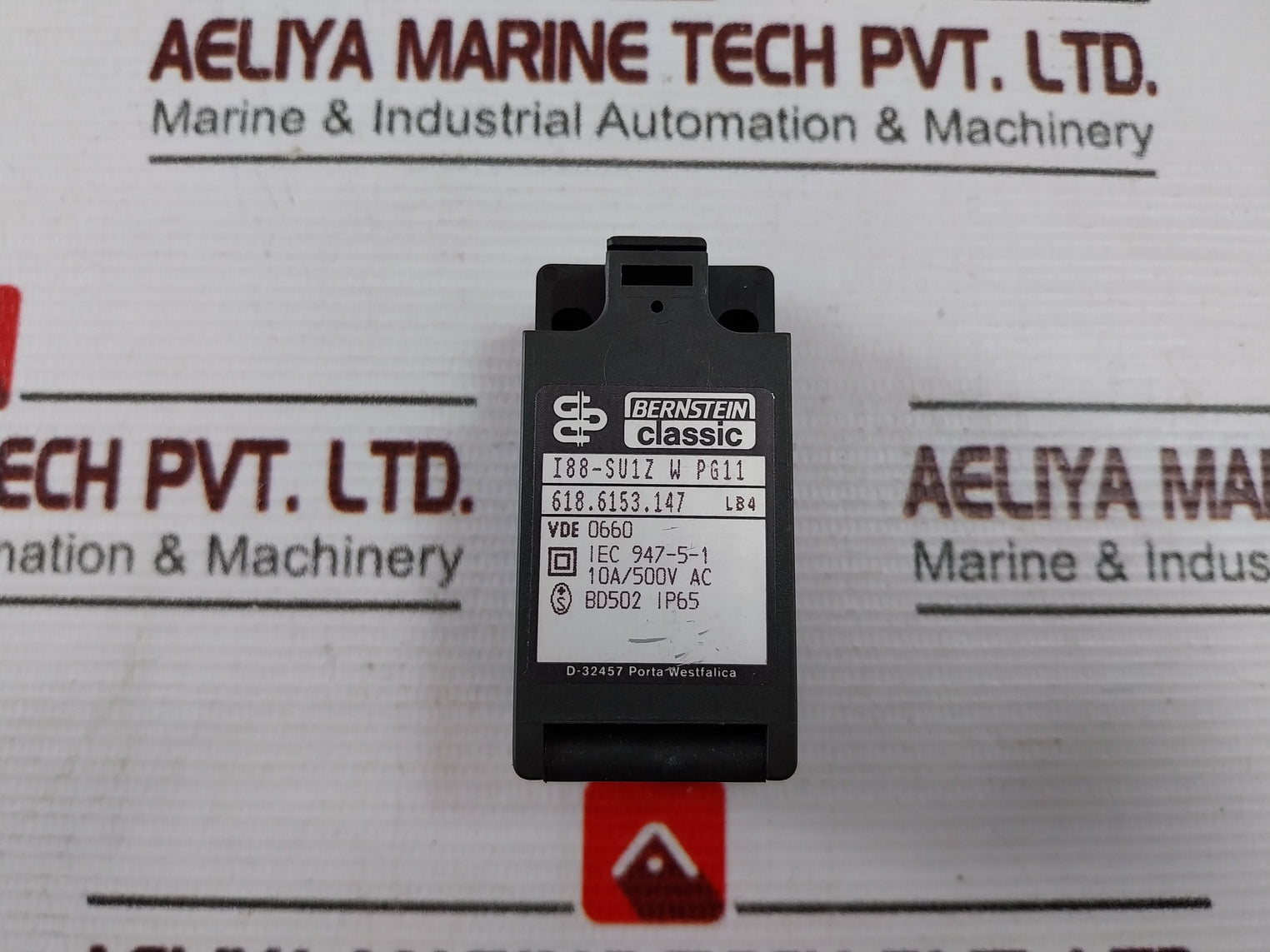 Bernstein I88-su1Z W Pg11 Limit Switch With Roller Lever Actuator 10A/500V Ac