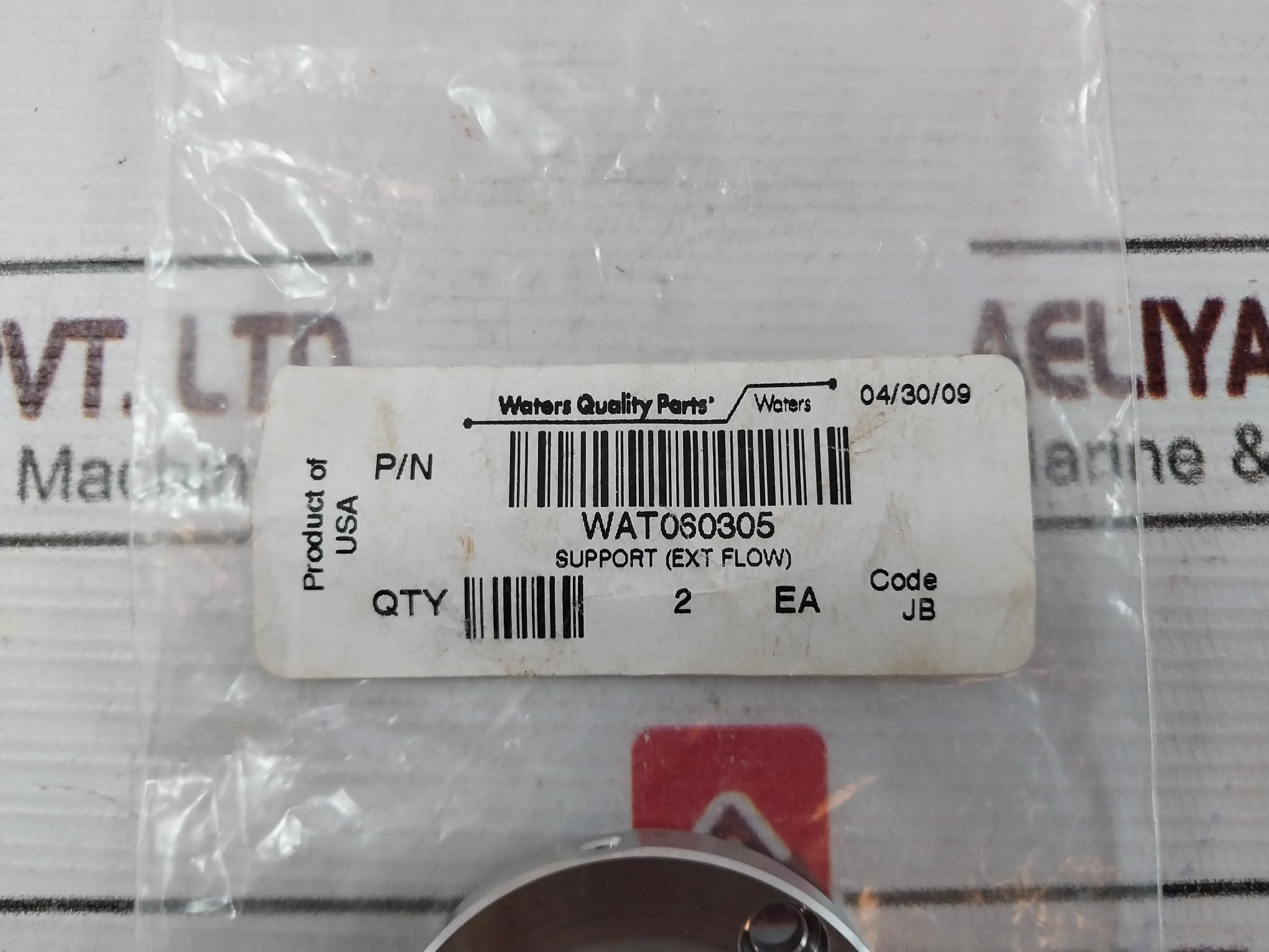 Waters Wat060305 Pump Head Support Bushing Jb