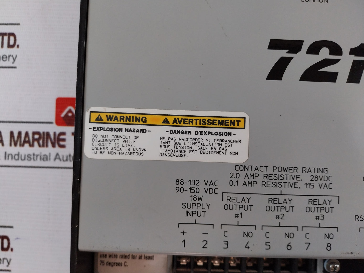 Woodward 721 Digital Control 9907-207 Rev. B