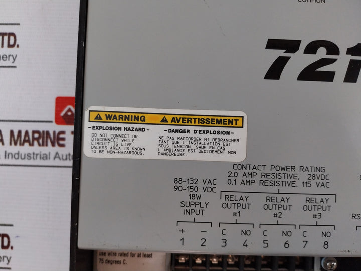 Woodward 721 Digital Control 9907-207 Rev. B