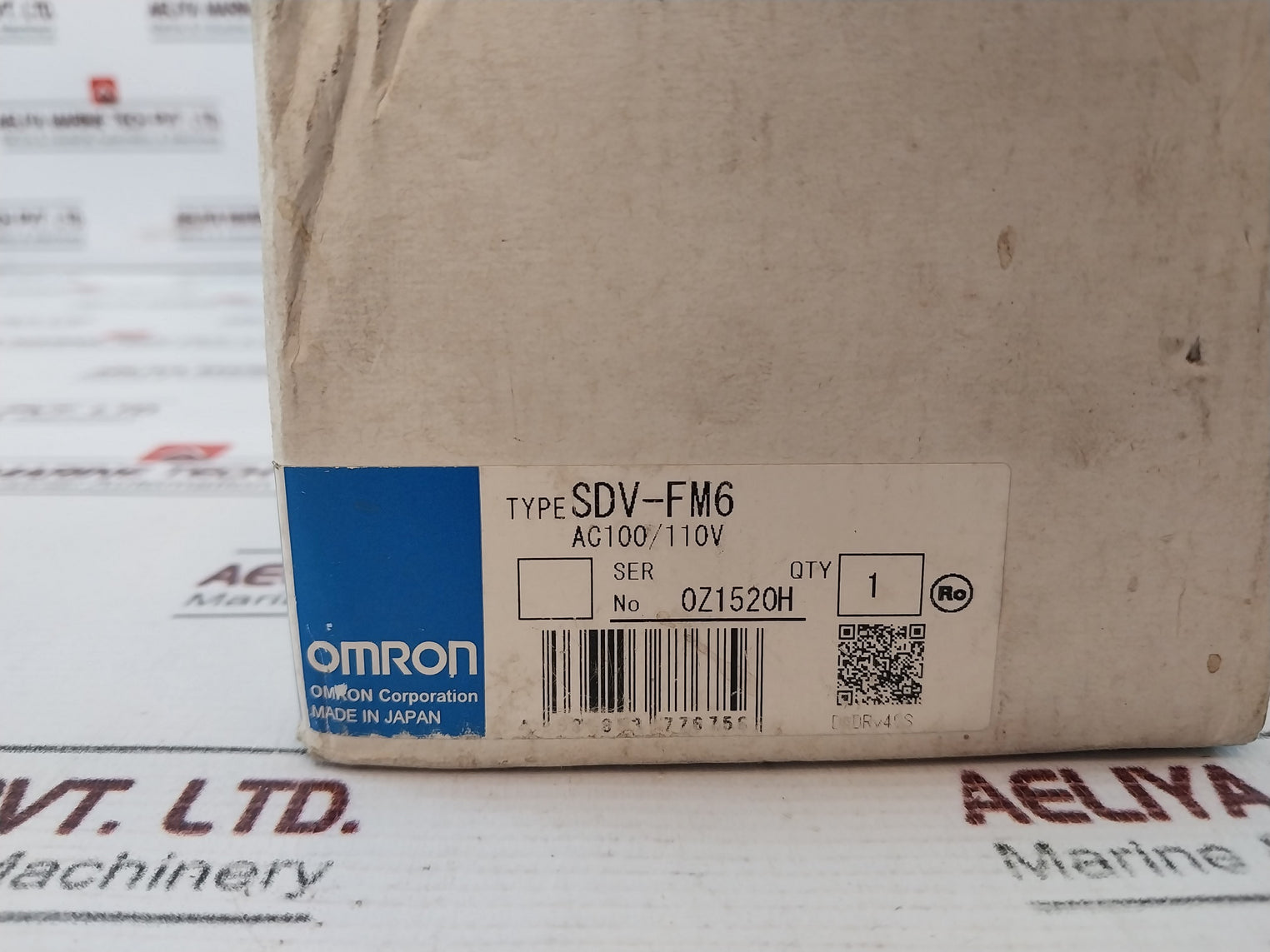 Omron Sdv-fm6 Voltage Sensor 100/110Vac