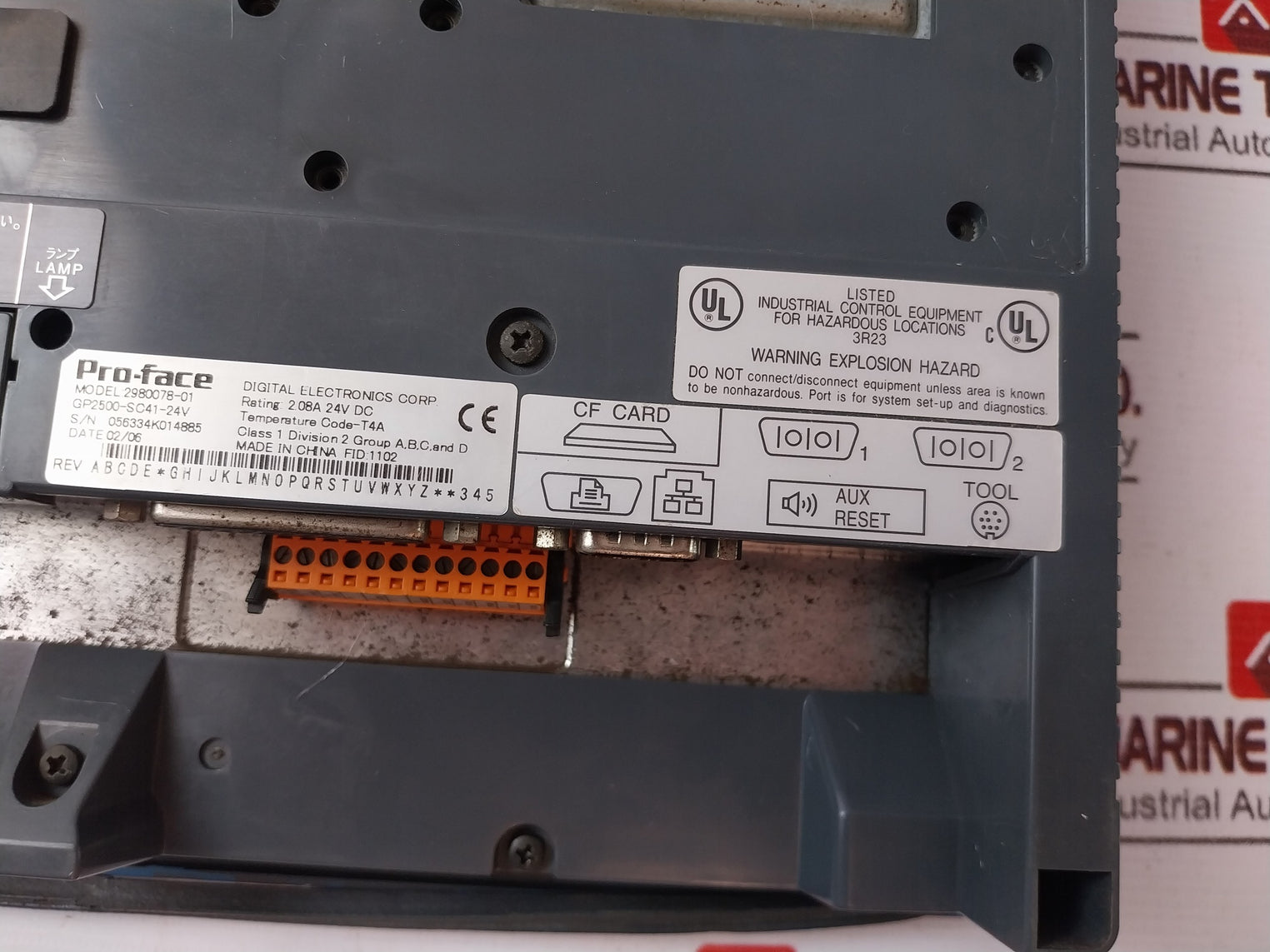 Pro-face Gp2500-sc41-24V Touch Screen Panel 2980078-01