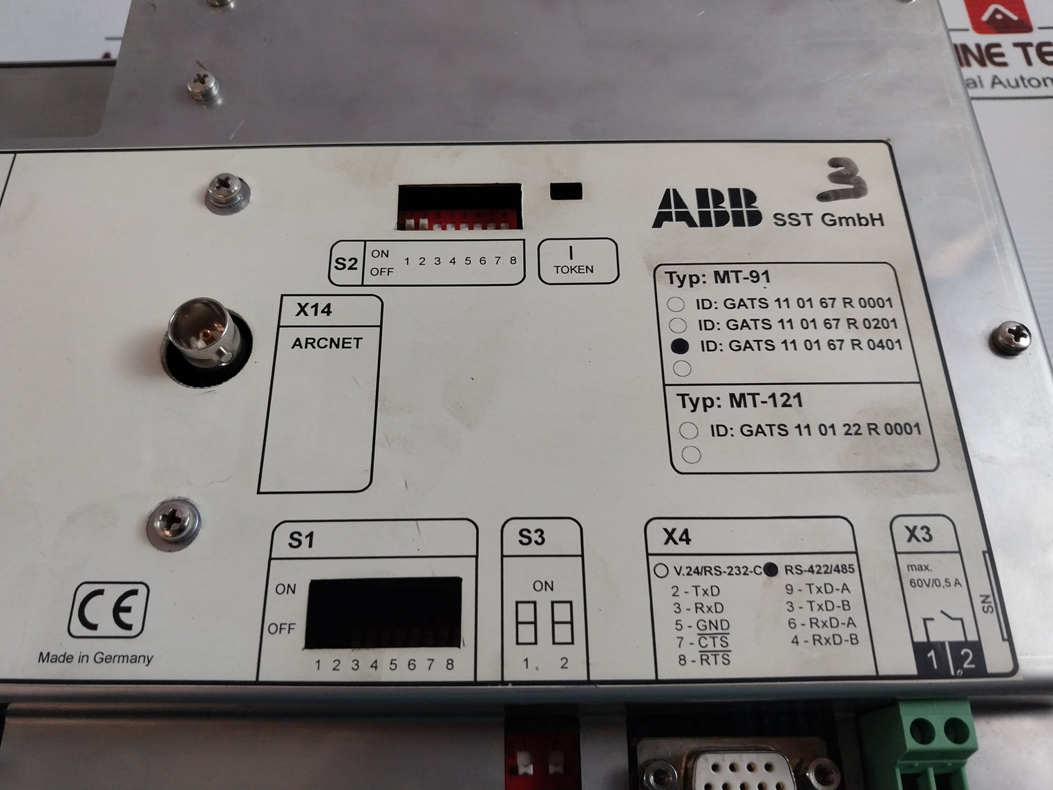 ABB MT-91 Operator Panel MT-91-ARC FP A