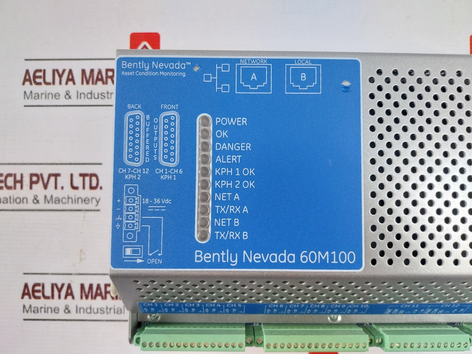 Bently Nevada 60M100-00 Asset Condition Monitoring System 115M5669-01