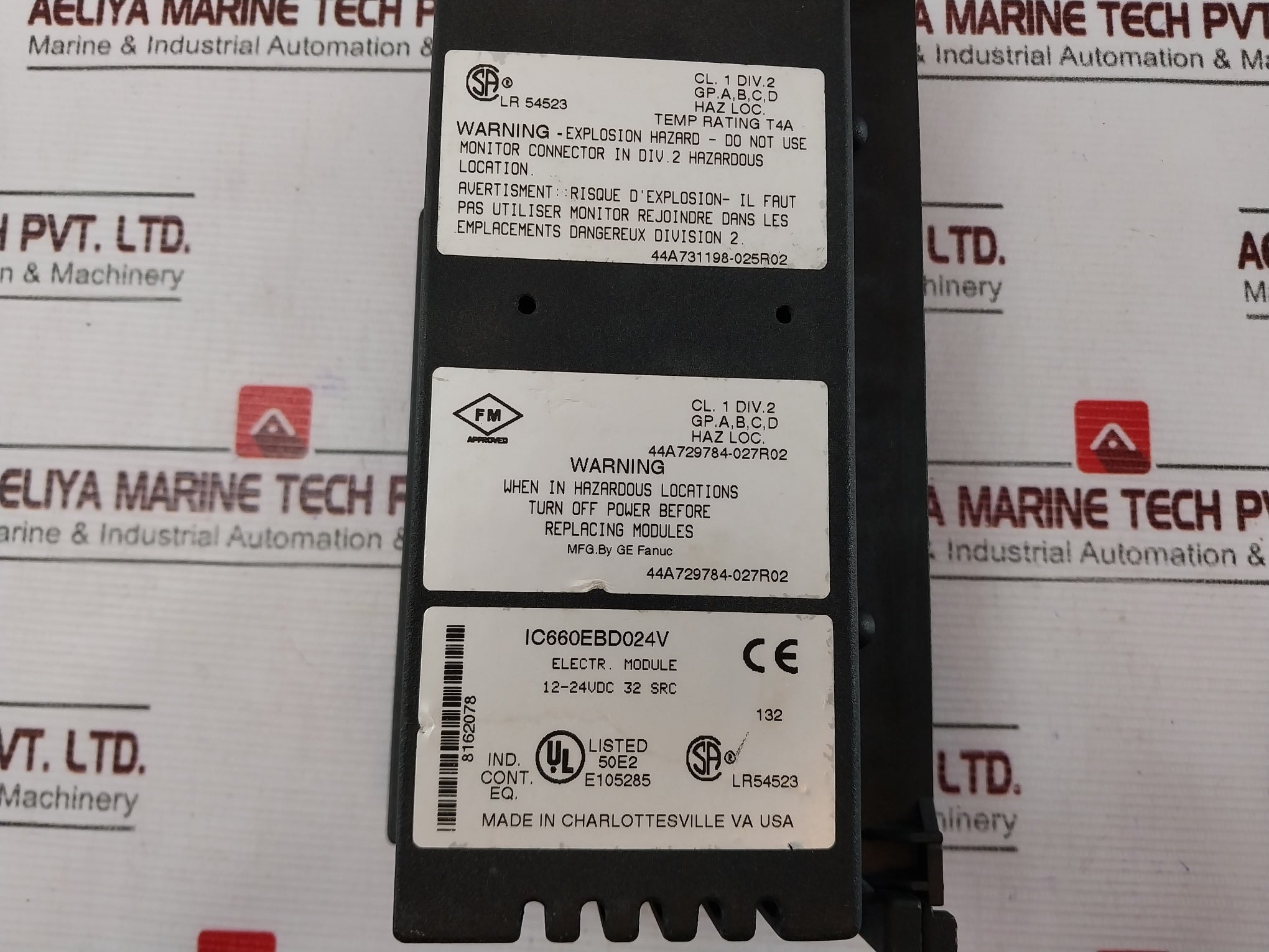 Ge Fanuc Ic660Bbd024 I/O Module 12/24 Vdc 44A730485-006R02