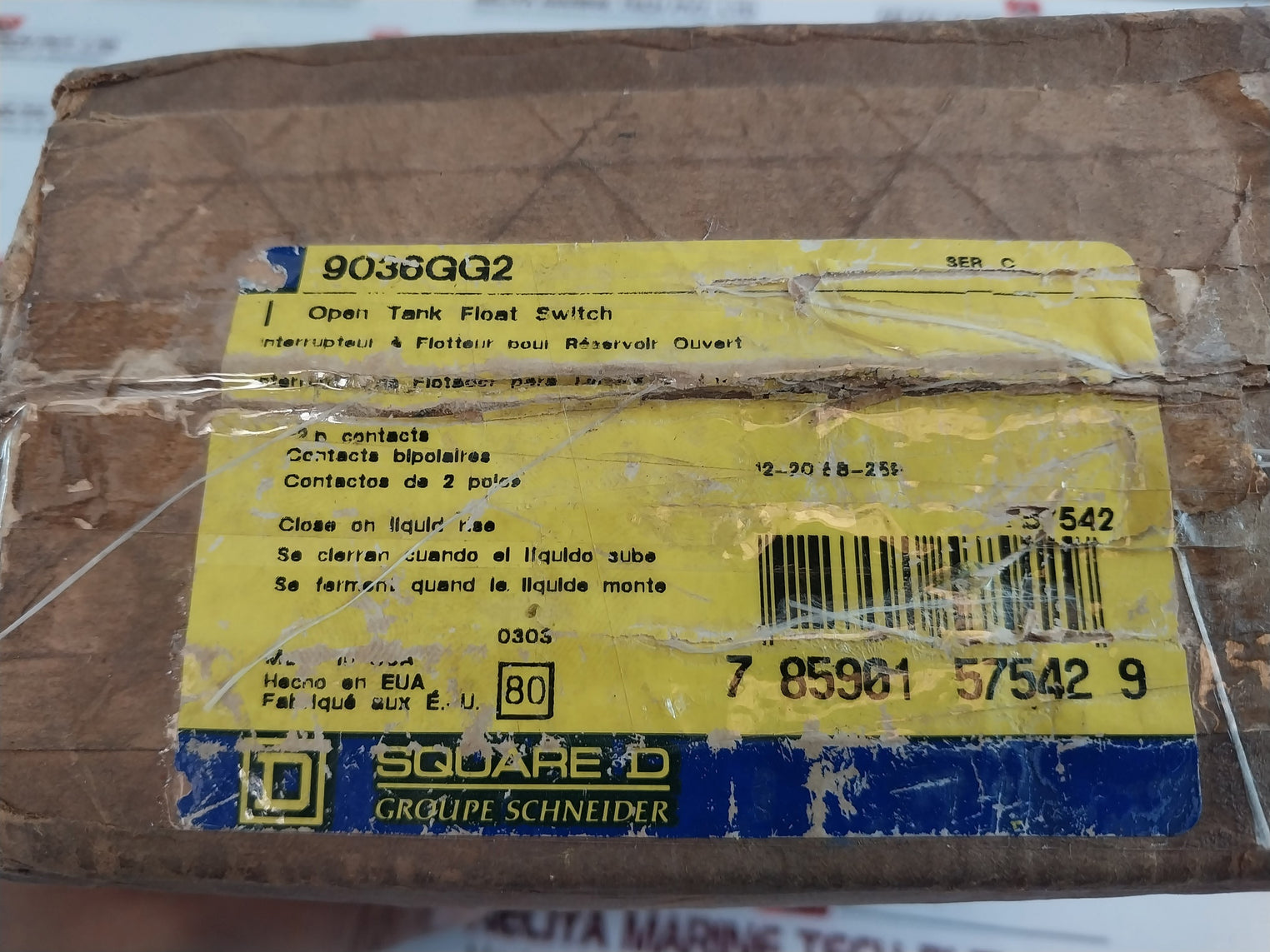 Square D 9036GG2 Open Tank Float Switch Ser C