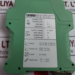 Phoenix Contact Mcr-sl-pt100-i-dc-24 Temperature Transducer 2814883