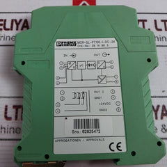 Phoenix Contact Mcr-sl-pt100-i-dc-24 Temperature Transducer 2814883