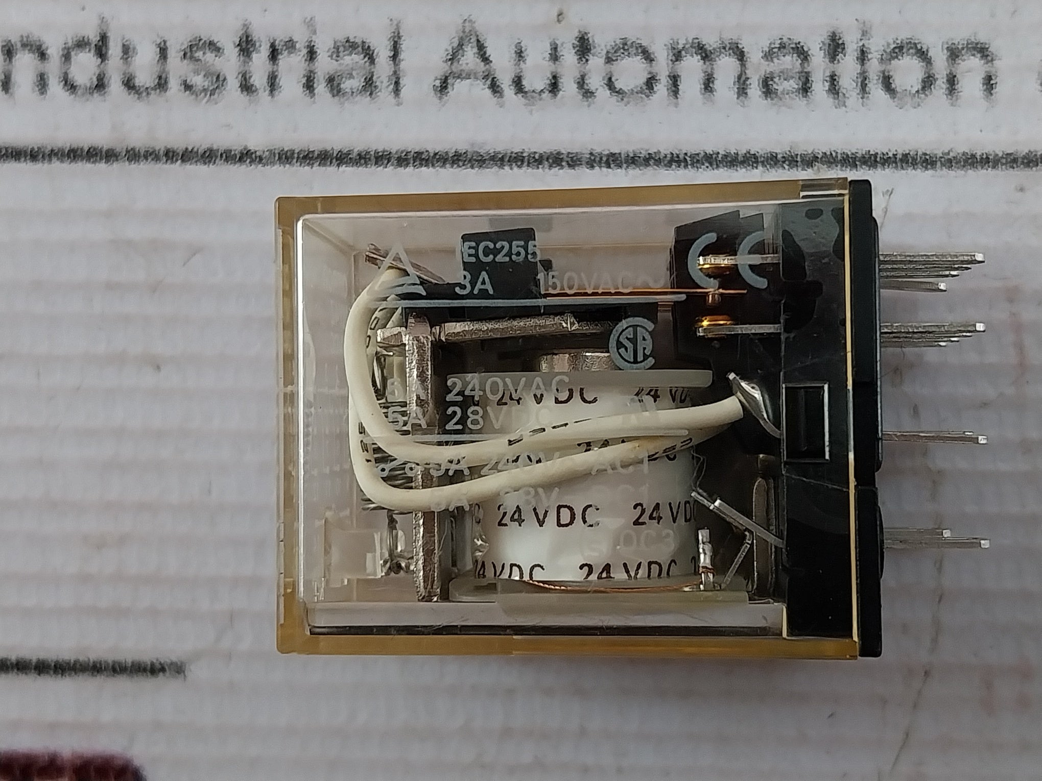 Lot Of 3X Omron My4Z Power Relay 24Vdc 5A 240Vac 28Vdc