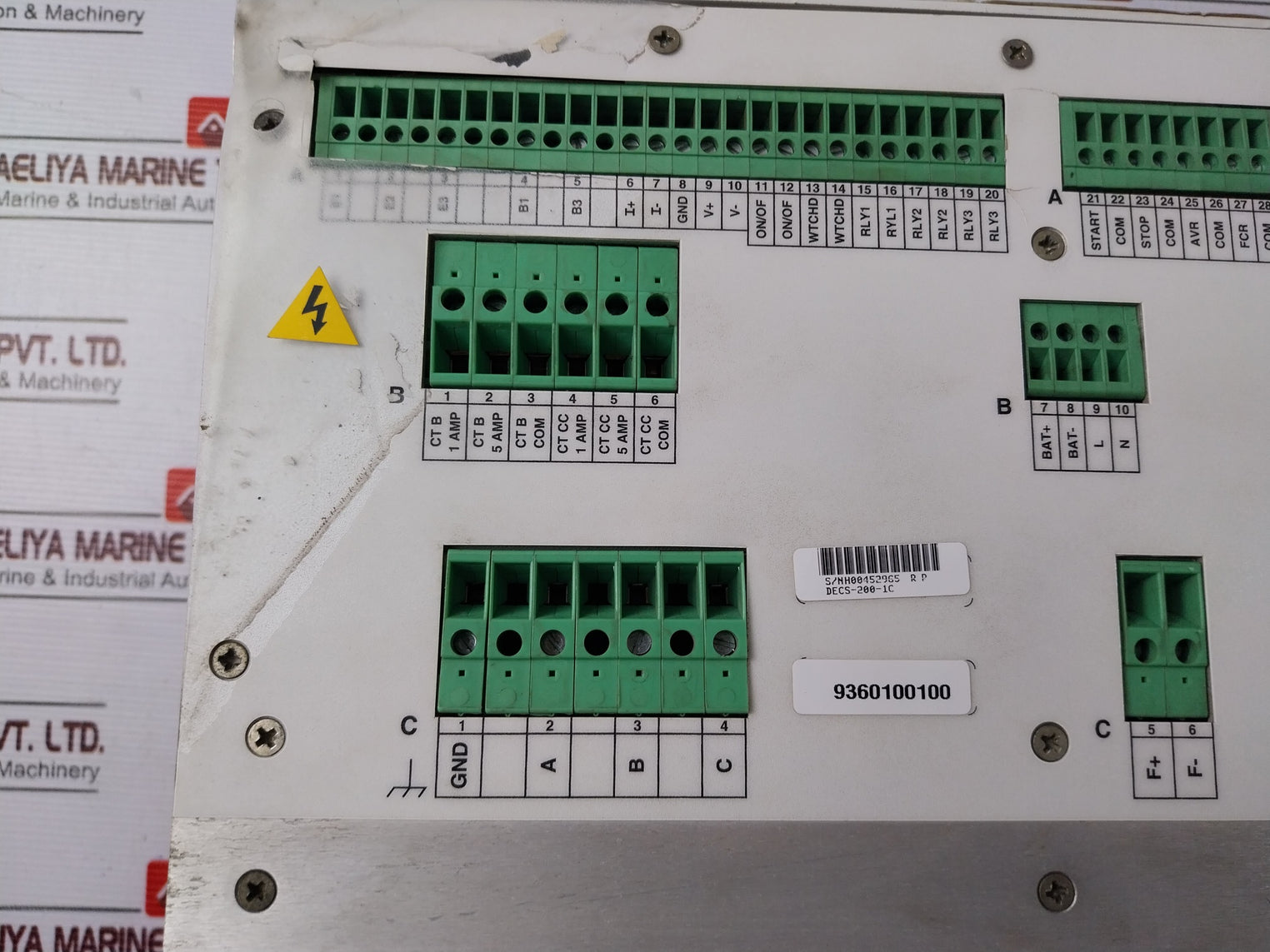 Basler Electric Decs-200-1C Digital Excitation Control System 50Va