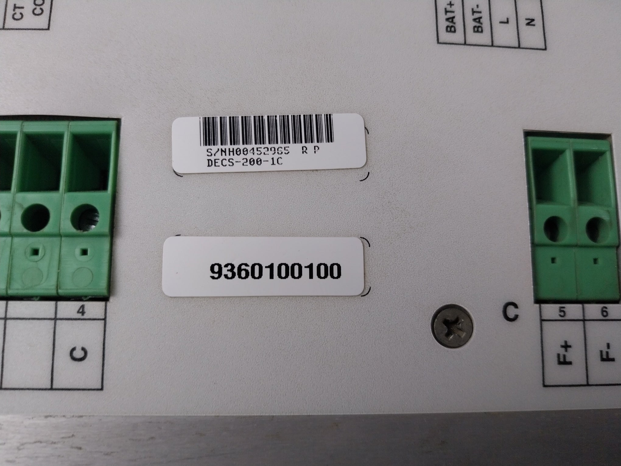 Basler Electric Decs-200-1C Digital Excitation Control System 50Va