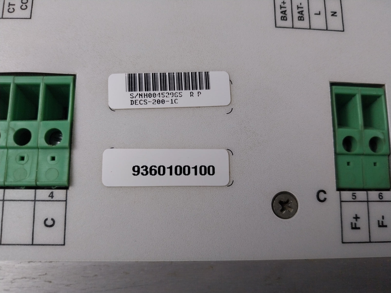 Basler Electric Decs-200-1C Digital Excitation Control System 50Va