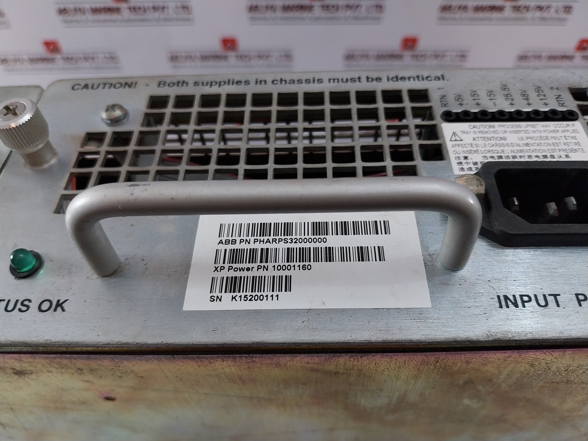 Abb Pharpsch100000 Power Supply Chassis Rev.D 10000823