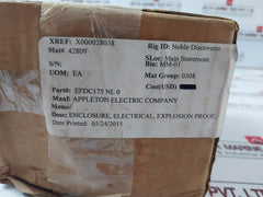 Appleton Efdc175nlq 06/11m Control Assembly Body