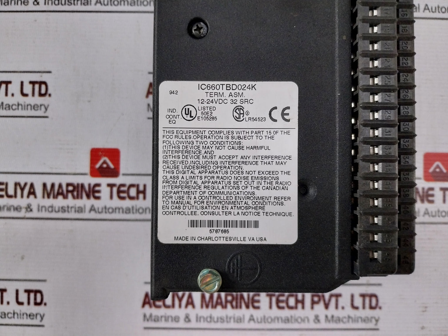 Ge Fanuc Ic660Bbd024 Genius I/O Bus Switching Module